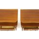 Set of 2 mahogany bedside tables, Swedish Modern, Sweden, 1940