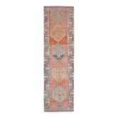 Tapis de couloir turc vintage en laine