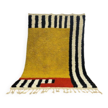 Moroccan rug made of pure natural wool, handmade, size 2/3 m.