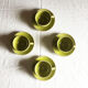 Set of 4 cups tea/coffee Jars with saucers