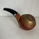 Vintage cigarette holder 1960 Longchamp leather fawn pipe - 24 x 15 cm