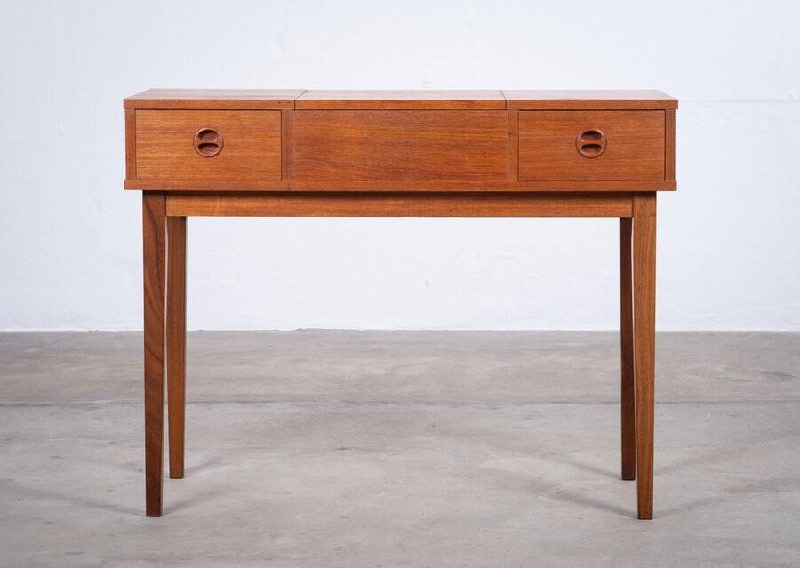 Teak Vanity Table, Denmark, 1960s