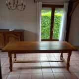 Table de ferme en chêne