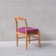 Guillerme et chambron oak 'fumay' mid-century dining chairs