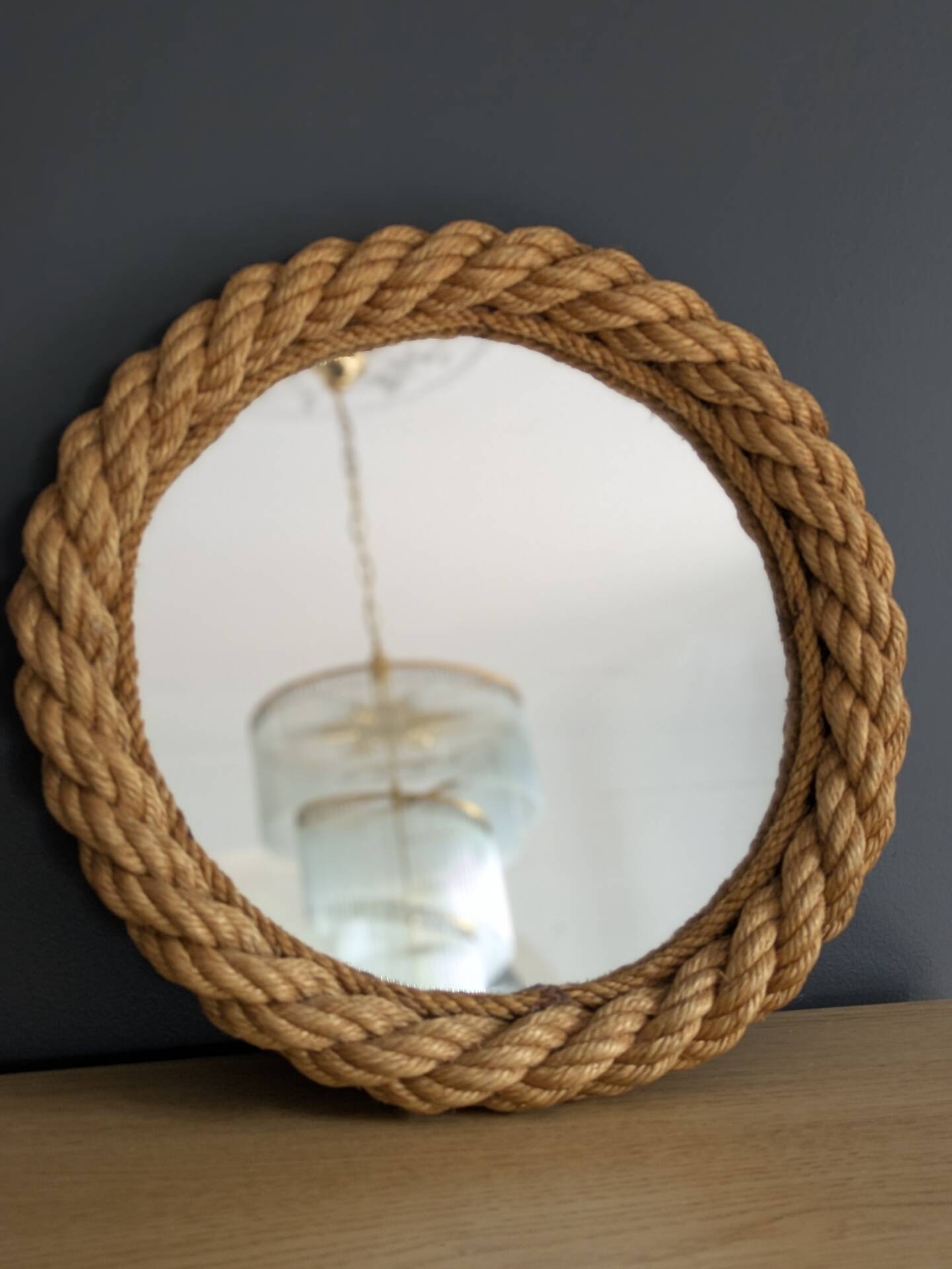 Mid Century Mirror Audoux and Minet