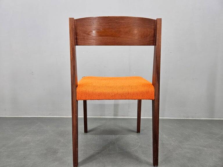 Set of Four Rare Teak PIA Chairs by Poul Cadovius, Girsberger, Denmark, 1960s