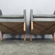Pair of Leather Lounge Chairs by Børge Mogensen for Fredericia 1970s