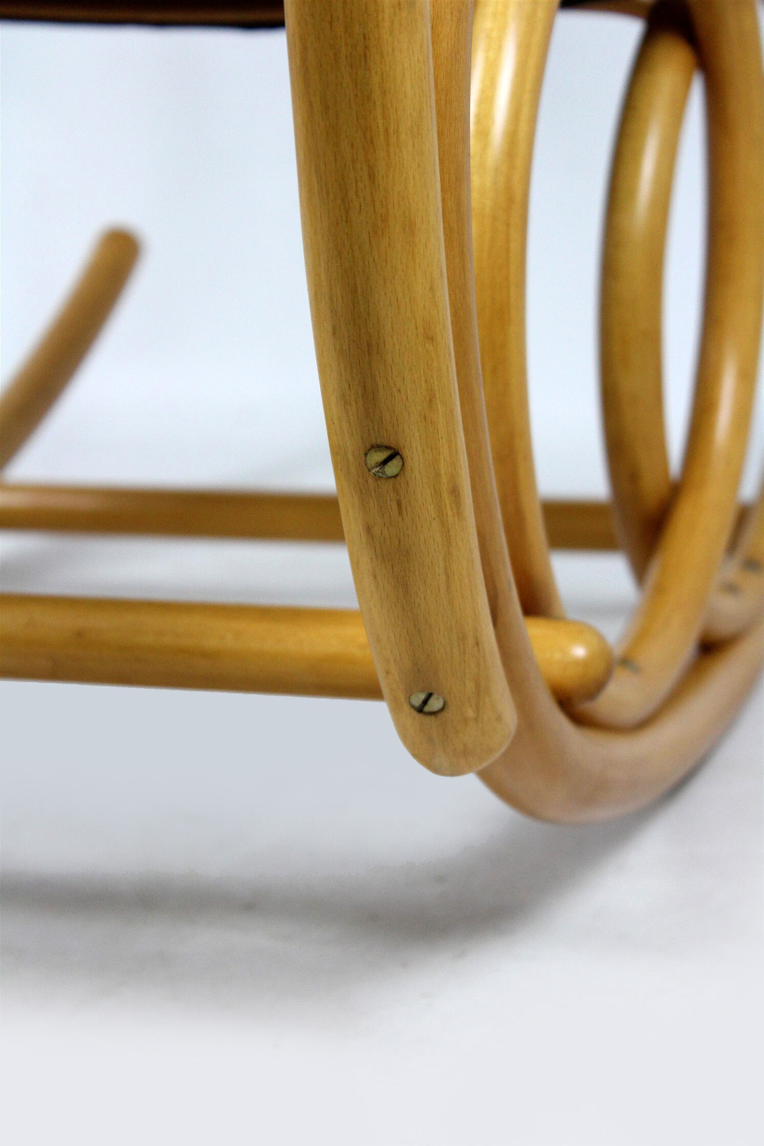 Mid-century beech bentwood rocking chair from ton, 1960s