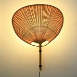Pair of Uchiwa II wall lights by Ingo Maurer, Design M 1973
