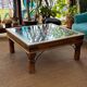Magnificent Indian coffee table made of solid wood.