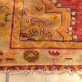 Tapis patiné orient laine fait mai 166 cm x 95 cm