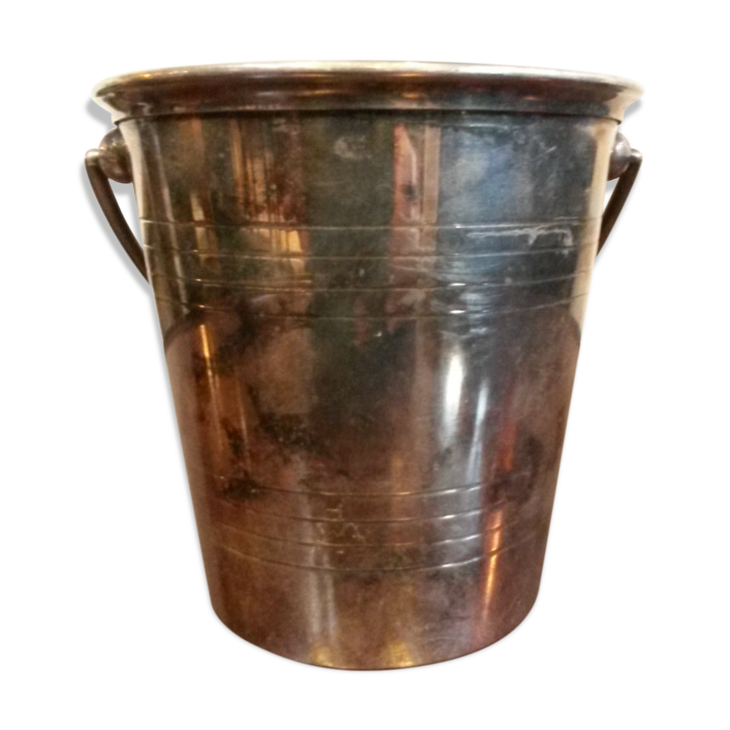 St medard silver metal ice bucket