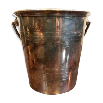 St medard silver metal ice bucket