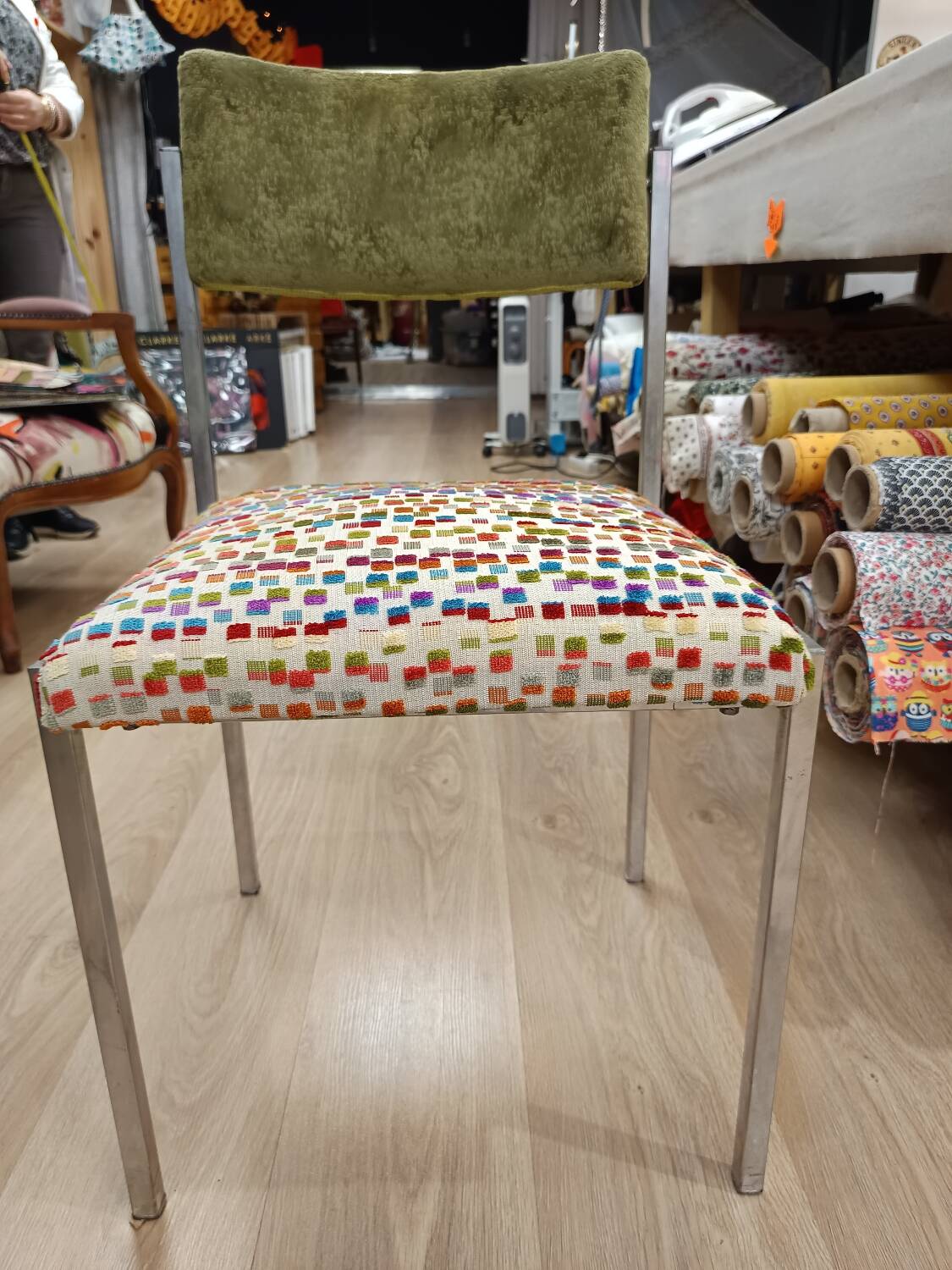Vintage harlequin chair