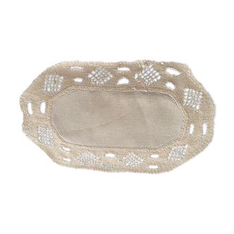 antique handmade placemat 31x18cm