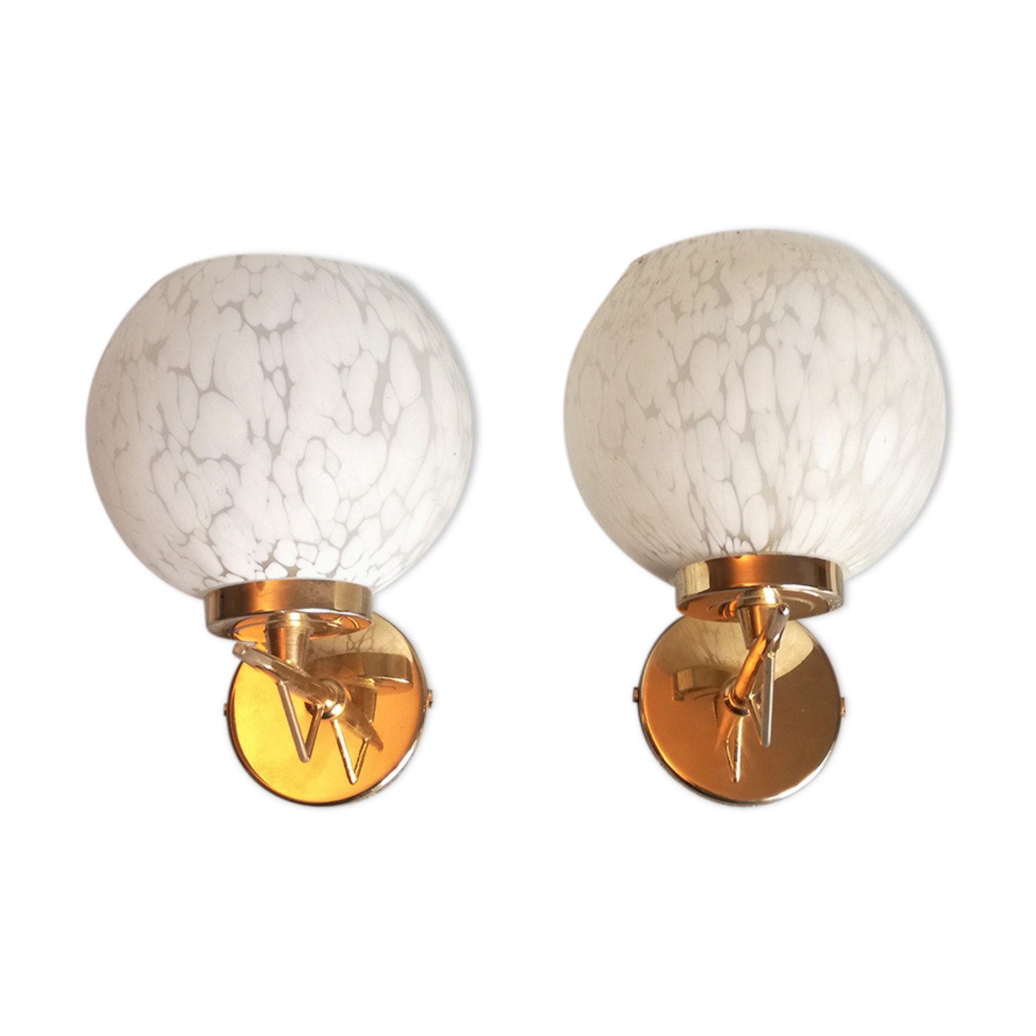 Golden sconces