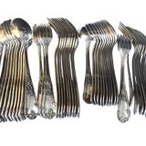 Silver-plated cutlery set - 103 pieces