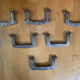 Art Deco Furniture Handles JCR Jean Charles Raymond Chrome Metal Fran