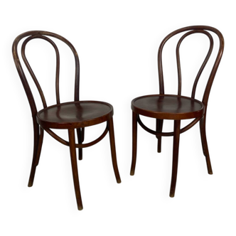 Paire de chaises bistrot