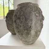 Pair of cement planters, 1900