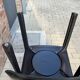 4 black Cassina Cab chairs by Mario Bellini