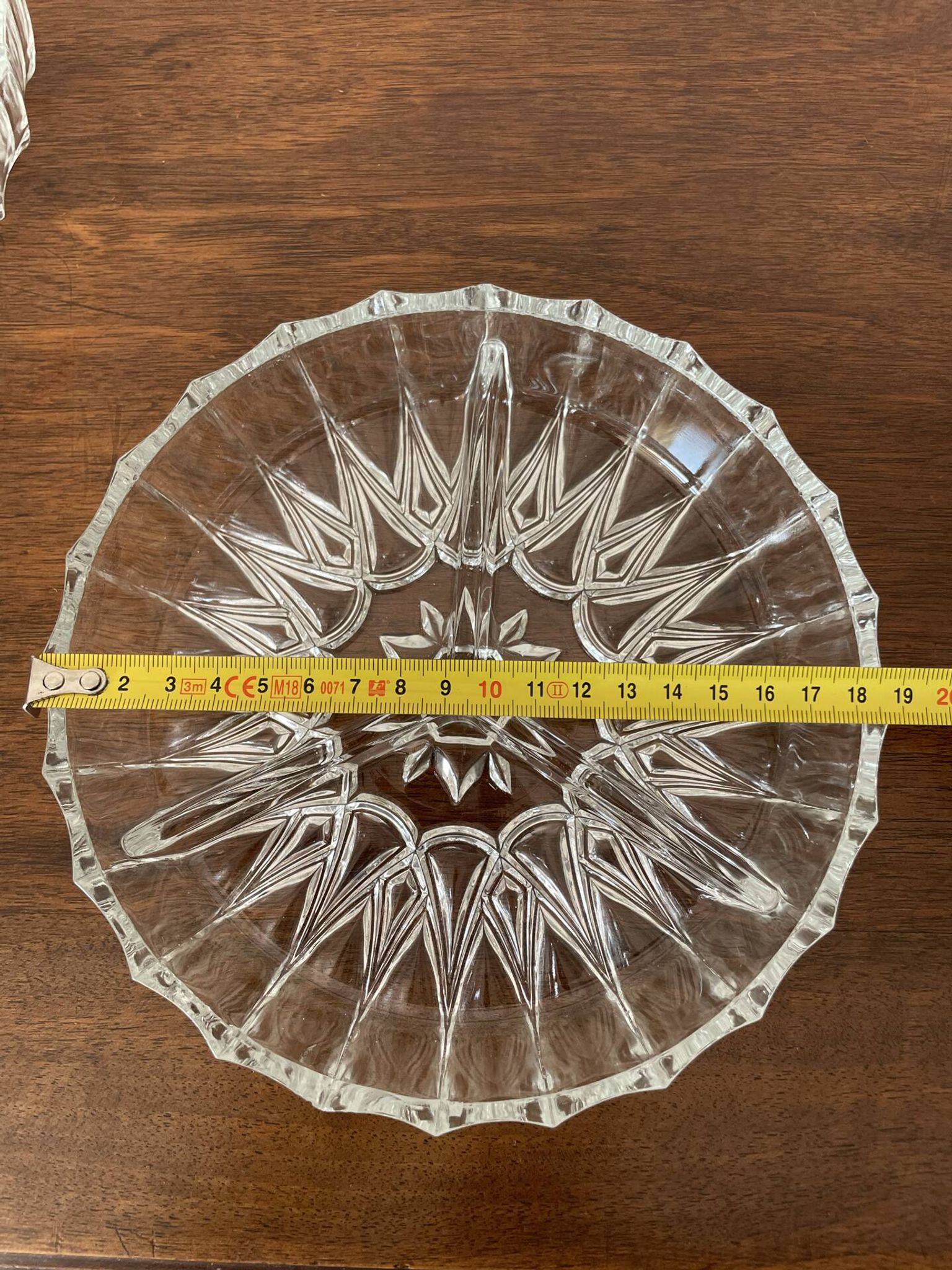 Lot de 2 coupelles anciennes en verre