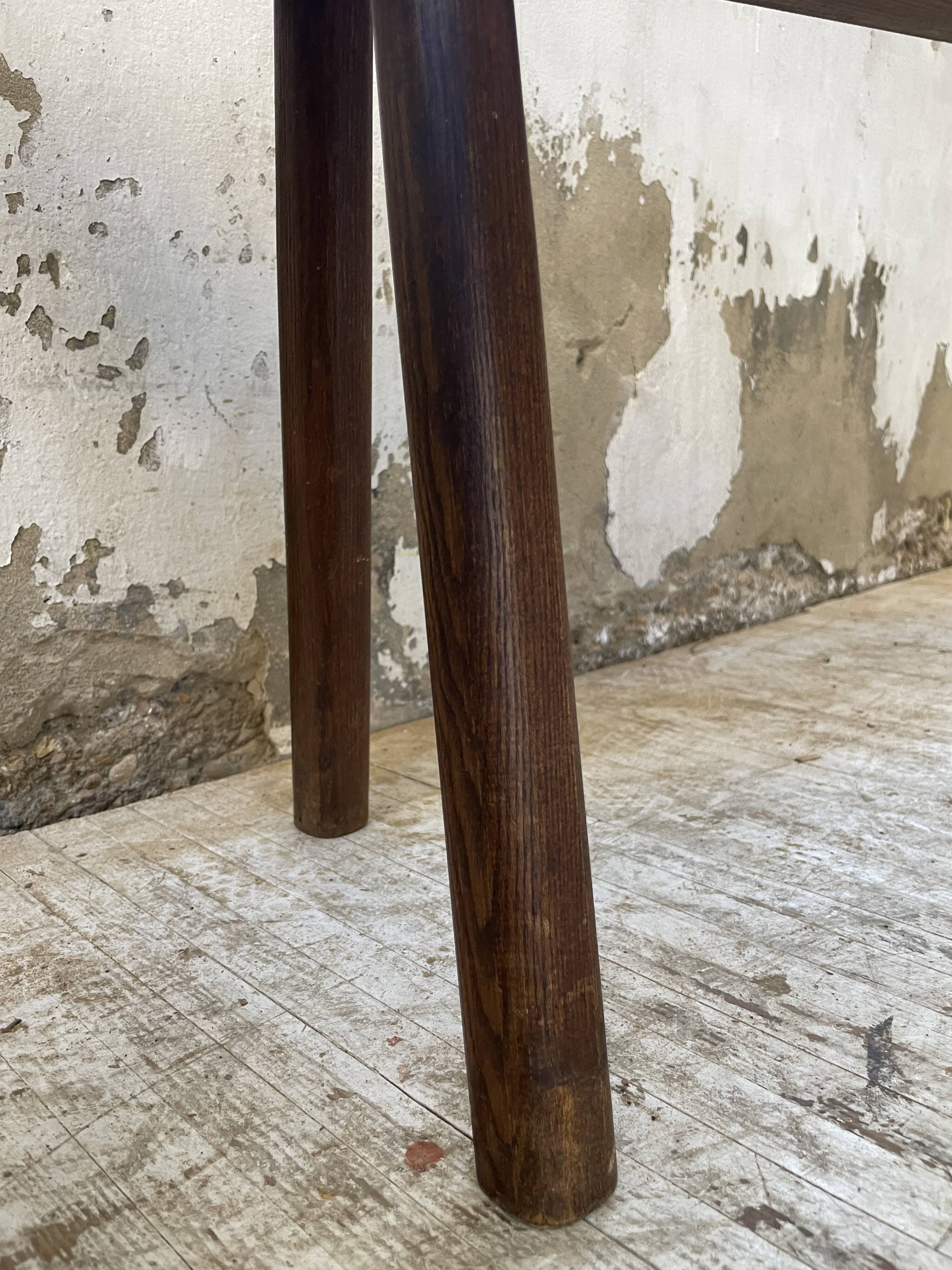 Pair of 3m solid oak farmhouse benches