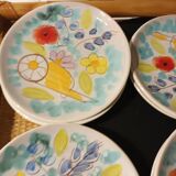 12 Valauris dessert plates