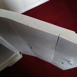 Art Deco bedside table top red marble