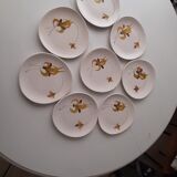 Lot dessert plates MBFA Pornic