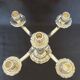 Exceptional pair of table candlesticks in fine silver, St. Médard Paris