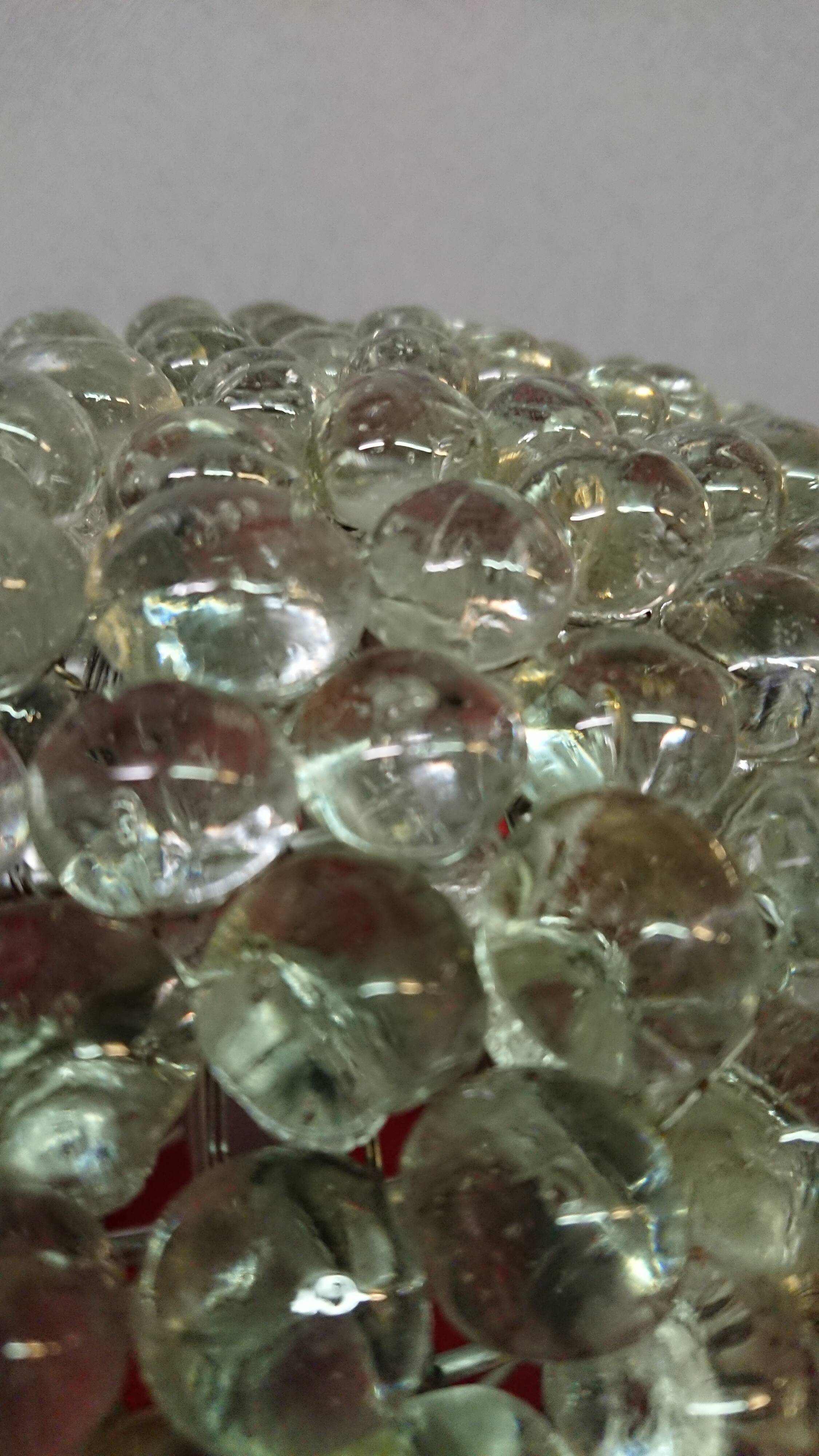 Lot of 2 glass lamps