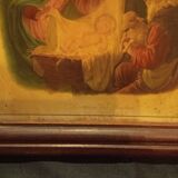 Gravure ancienne « L'Adoration des bergers » — Rare et authentique