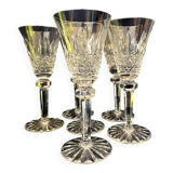 Suite de 6 verres a liqueur en verre taille art de la table