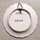 Decorative plate in Ibiza earthenware