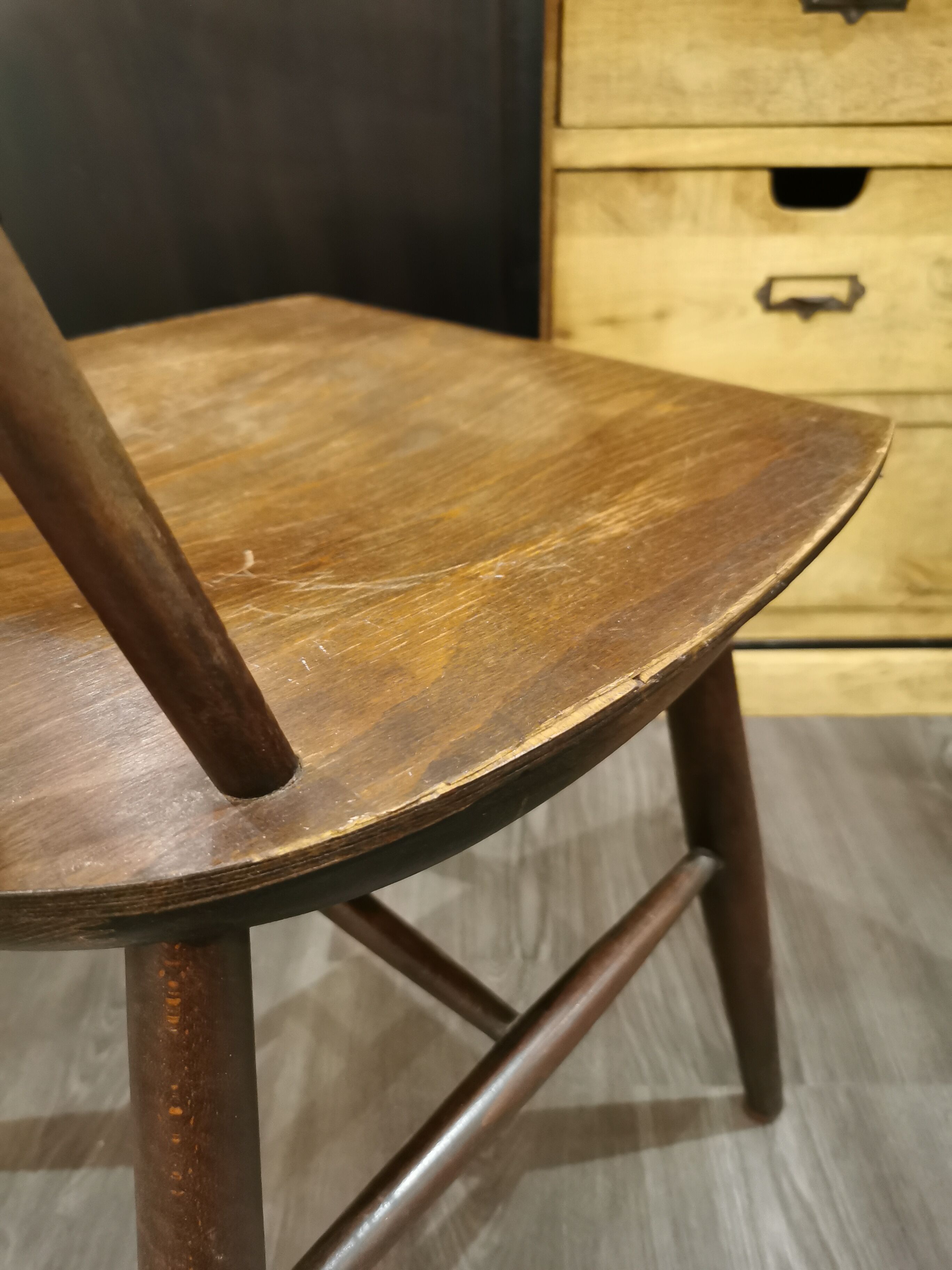 Series of 6 chairs bistro Baumann and Luterma