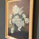 Oil on canvas by Mitzi 20th century still life bouquet of flowers whitewashed frame