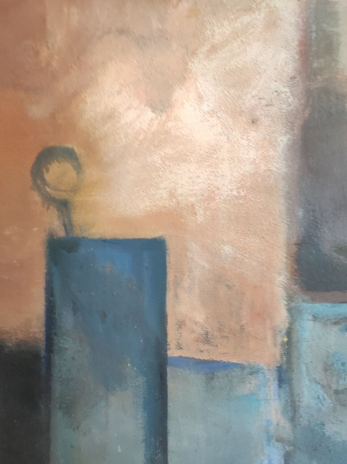 Modern painting vase