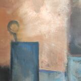 Modern painting vase