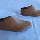 Pair of 2 children's shoe trees, handmade work, light wood, size 22