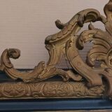 Napoleon III period mirror in wood and stucco