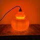 Vintage suspension lamp in orange opaline electrified to nine