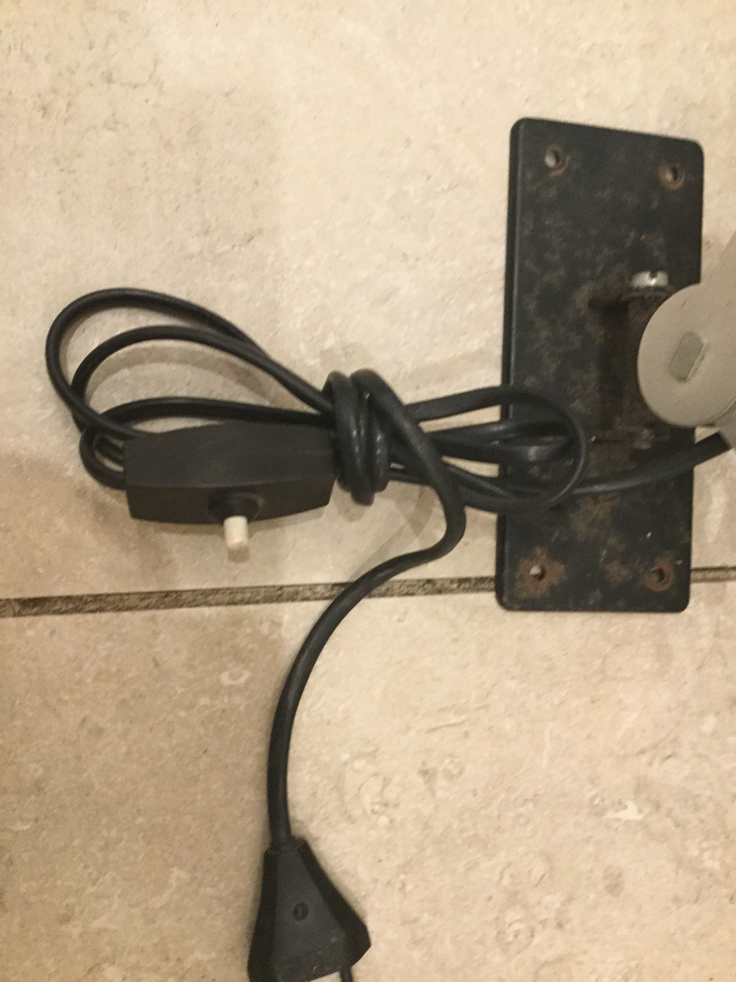 Industrial accordion wall light