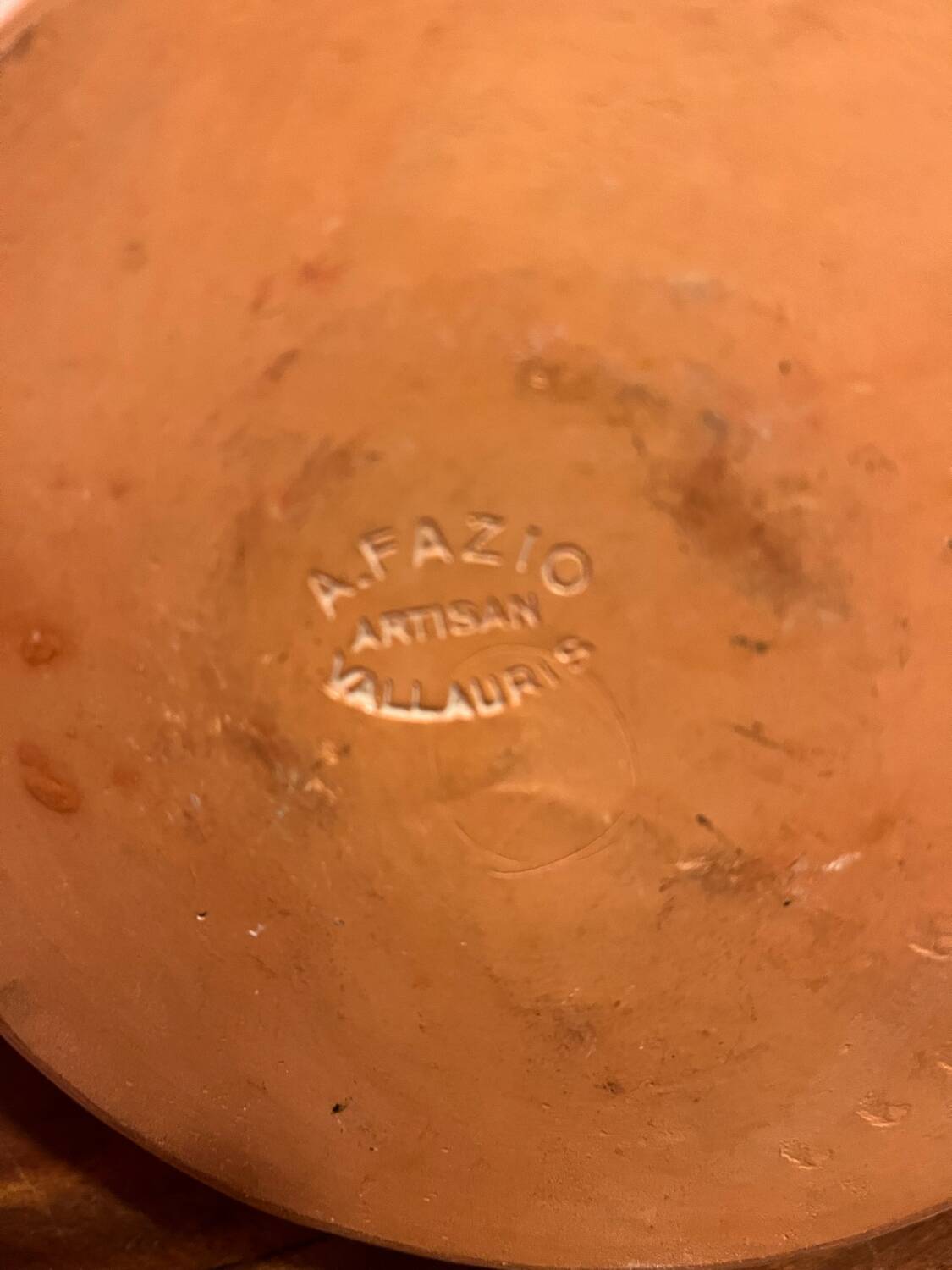 3 Fazio ceramic pieces