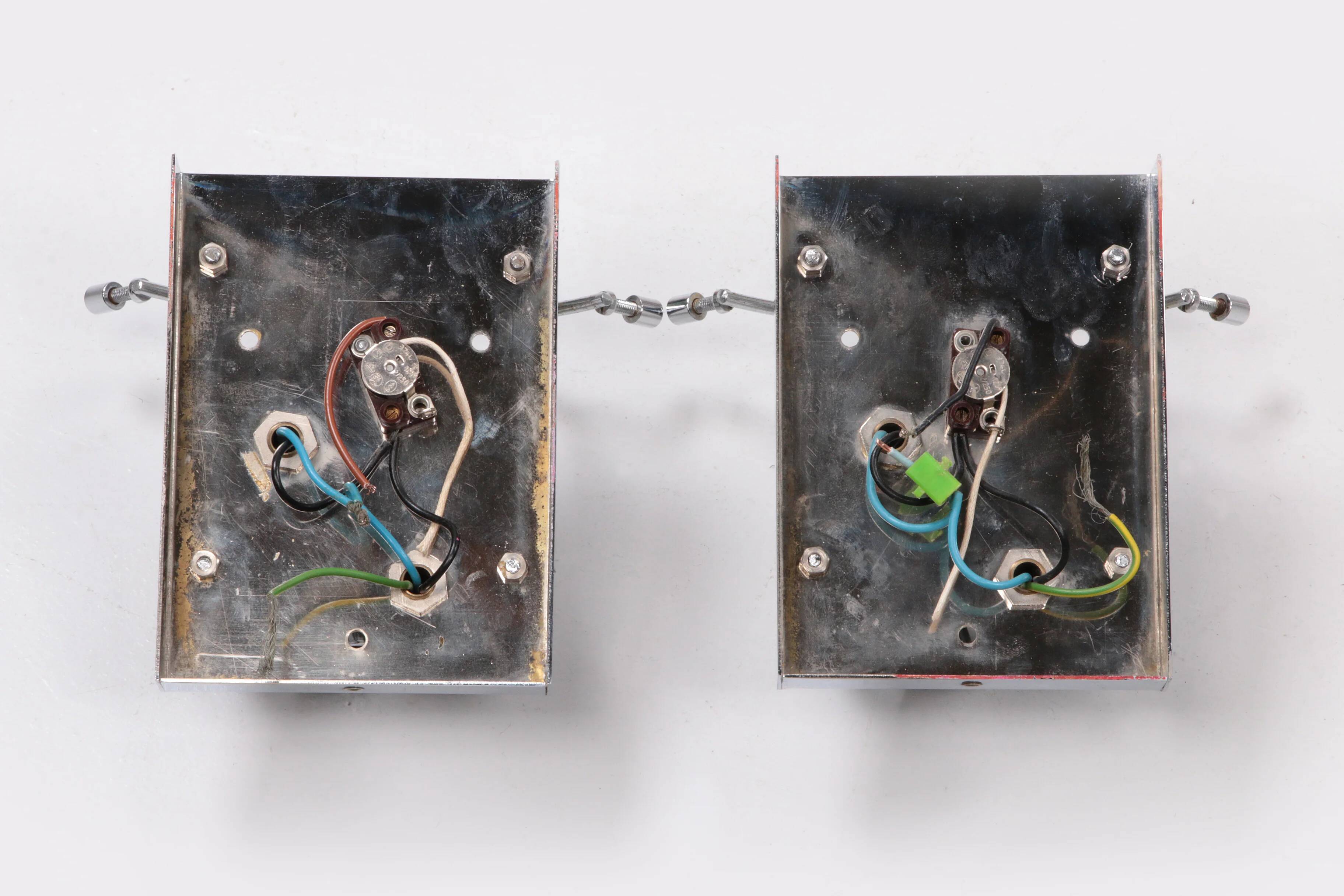 Rare 1960s Kinkeldey German crystal wall sconce 1960