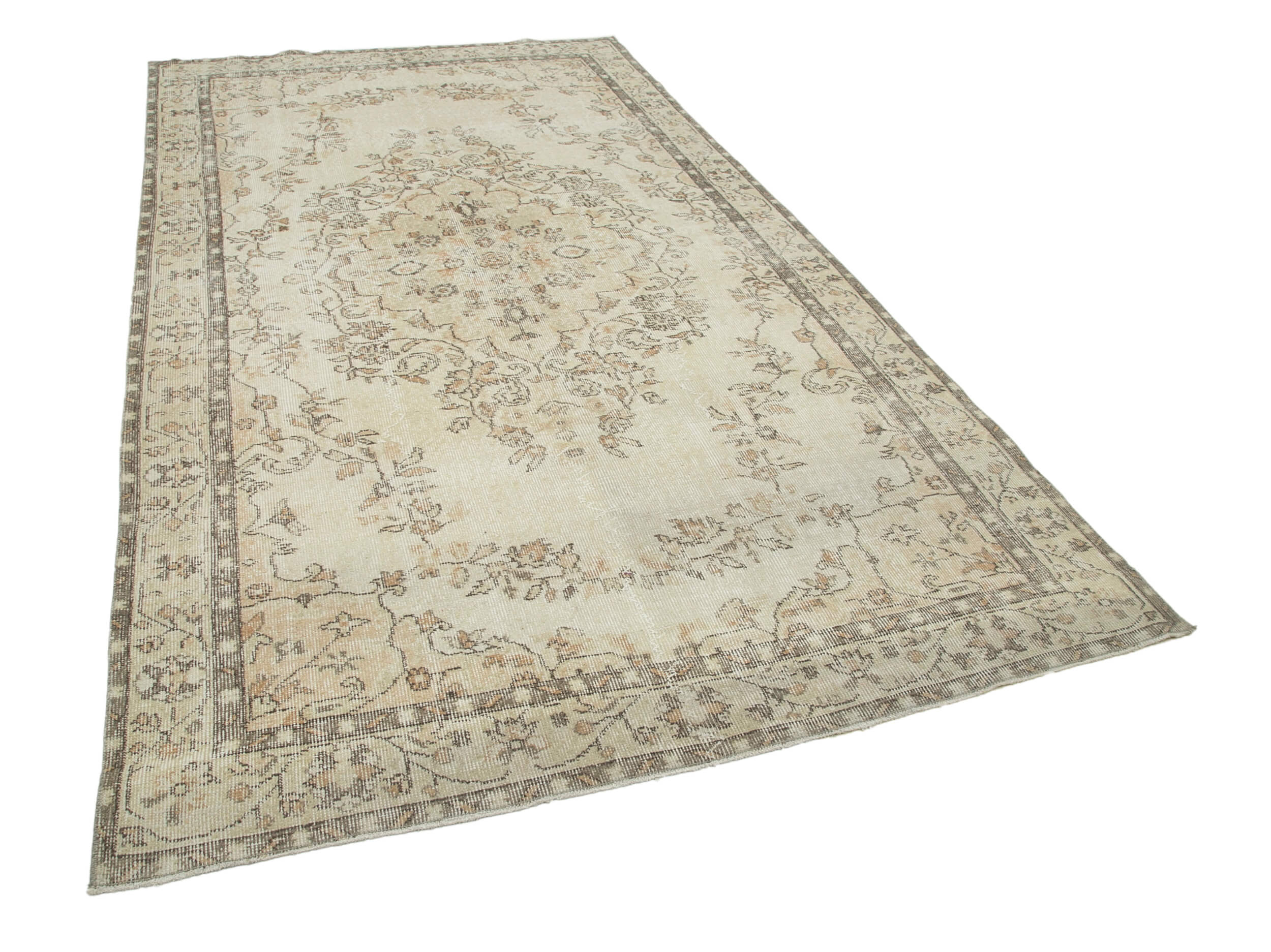 Handwoven One-of-a-Kind Anatolian Beige Rug 174 cm x 324 cm - 24980