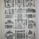 Engraving • Arabic art, decorations, weapons • Original lithograph from 1898