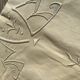 Cloth 2 places nine MB sunflowers lozenges mestizo beige