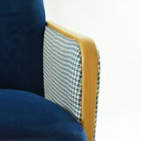 Square chair velvet hen's feet