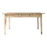 French farm table with tapered legs late 1800